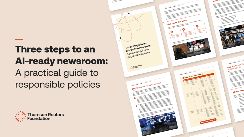 A preview of the AI policy guide for newsrooms